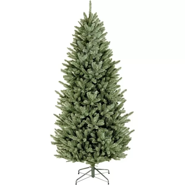 imageNational Tree Company Artificial Christmas Tree Includes Stand  Fraser Fir Slim7 ft Green