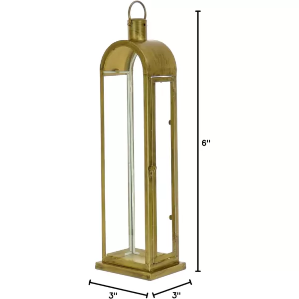 imageHGTV Home Collection Arched Candle Lantern Christmas Themed Home Decor Large Antique Bronze 28 in