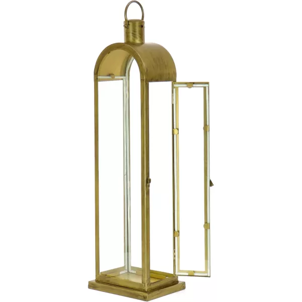 imageHGTV Home Collection Arched Candle Lantern Christmas Themed Home Decor Large Antique Bronze 28 in