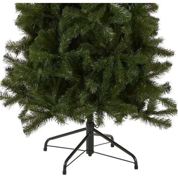 imageNational Tree Company Artificial Slim Christmas Tree Green North Valley Spruce Includes Stand 7 Feet