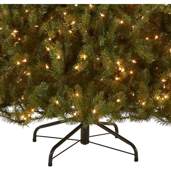 imageNational Tree Company PreLit Artificial Full Christmas Tree Green Dunhill Fir White Lights Includes Stand 75 Feet