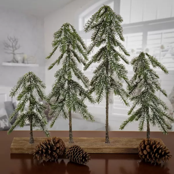 imageHGTV Home Collection Wintry Tree Decor Green 25in