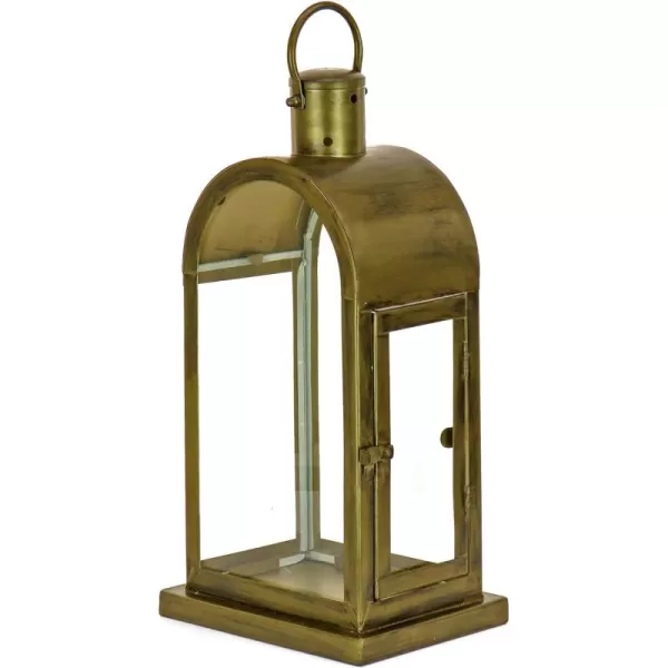 imageHGTV Home Collection Arched Candle Lantern Christmas Themed Home Decor Small Antique Bronze 16 in