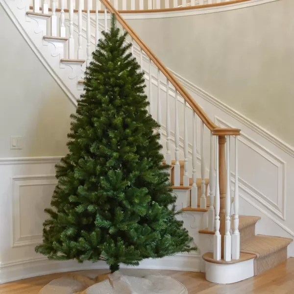 imageNational Tree Company Artificial Full Christmas Tree Green North Valley Spruce Includes Stand 75 Feet