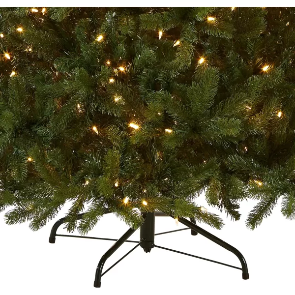 imageNational Tree Company PreLit Feel Real Artificial Full Downswept Christmas Tree Green Douglas Fir Dual Color LED Lights 75 feet75 Ft