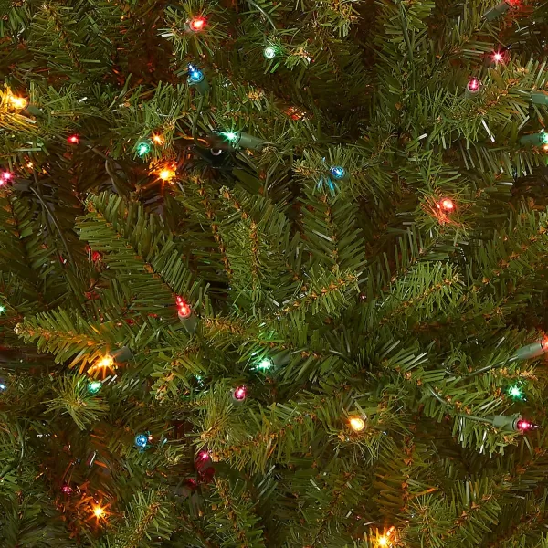 imageNational Tree Dunhill Fir Tree With Multicolor Lights  45 FeetMulticolored Lights