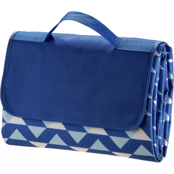 imageNational Outdoor Living Blue Geometric Print RollUp Travel Blanket