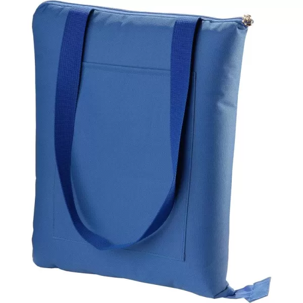 imageNational Outdoor Living Solid Blue Travel Blanket in Shoulder Sling Bag