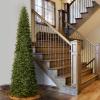 imageNational Tree Company Artificial Giant Slim Christmas Tree Green North Valley Spruce Includes Stand 12 Feet