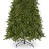 imageNational Tree Company Feel Real Artificial Giant Slim Christmas Tree Green Tiffany Fir Includes Stand 10 Feet