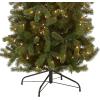 imageNational Tree Company Feel Real Prelit Artificial Christmas Tree  Includes Prestrung White Lights Downswept Douglas Fir Pencil Slim  9 ft9in