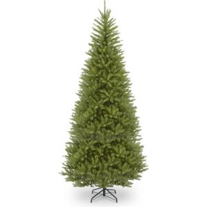 imageNational Tree Company Artificial Slim Christmas Tree Green Dunhill Fir Includes Stand 65 Feet10ft