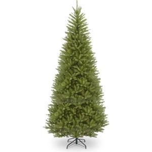 imageNational Tree Company Artificial Slim Christmas Tree Green Dunhill Fir Includes Stand 65 Feet9ft