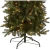 imageNational Tree 75 Foot quotFeel Realquot Grande Fir Pencil Slim Tree with 350 Clear Lights Hinged PEGF433475