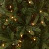 imageNational Tree 75 Foot quotFeel Realquot Grande Fir Pencil Slim Tree with 350 Clear Lights Hinged PEGF433475