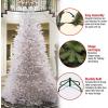 imageNational Tree Company 7 ft White Fir Artificial Tree with Hinged Branches for Easy Setup and Disassembly