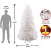 imageNational Tree Company 7 ft White Fir Artificial Tree with Hinged Branches for Easy Setup and Disassembly