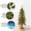 imageNational Tree Company Artificial Christmas Tree  Includes Stand  Hickory Cedar  3 ft3ft