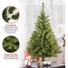 imageNational Tree Company Artificial Medium Christmas Tree Green Kincaid Spruce Includes Stand 6 Feet3ft