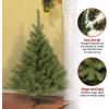 imageNational Tree Company Artificial Medium Christmas Tree Green Kincaid Spruce Includes Stand 6 Feet4ft