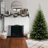 imageNational Tree Company Artificial Medium Christmas Tree Green Kincaid Spruce Includes Stand 6 Feet6ft