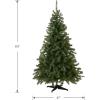 imageNational Tree Company Artificial Medium Christmas Tree Green Kincaid Spruce Includes Stand 6 Feet6ft