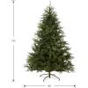 imageNational Tree Company Feel Real Artificial Full Christmas Tree Green Frasier Grande Includes Stand 75 Feet7ft 6in