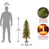 imageNational Tree Company Artificial Christmas Tree  Hickory Cedar  4 ft4ft