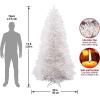 imageNational Tree Company Artificial Full Christmas Tree White Dunhill Fir Includes Stand 75 Feet