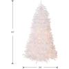 imageNational Tree Company PreLit Artificial Full Christmas Tree White Dunhill Fir White Lights Includes Stand 9 Feet9ft