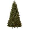 imageNational Tree Company Feel Real Prelit Artificial Christmas Tree  Includes Prestrung MultiColor LED Lights PowerConnect and Stand  Bayberry Spruce  9 ft