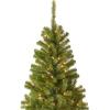 imageNational Tree Company PreLit Artificial Full Christmas Tree Green Canadian Fir Grande White Lights Includes Stand 4 Feet4ft