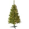 imageNational Tree Company PreLit Artificial Full Christmas Tree Green Canadian Fir Grande White Lights Includes Stand 4 Feet4ft