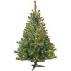 imageNational Tree Company PreLit Artificial Medium Christmas Tree Green Kincaid Spruce Multicolor Lights Includes Stand 6 Feet4ft