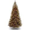 imageNational Tree Company PreLit Artificial Slim Christmas Tree Green Aspen Spruce White Lights Includes Stand 6 Feet6ft