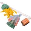 imageHGTV Home Collection 72quot Boho Bell ampamp Tassel Garland