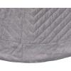 imageHGTV Home Collection Quilted Velvet Tree Skirt Silver 60in