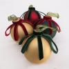 imageHGTV Home Collection Set of 24 Holiday Romance Ornaments Red 9in