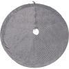 imageHGTV Home Collection Quilted Velvet Tree Skirt Silver 60in