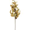 imageNational Tree Company HGTV Home Collection Artificial Christmas Plants Spray Decoration Flexible Stem Decorated with Gold Laurels Berry Clusters Pine Cones Pack of 2 24 Inches