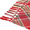 imageHGTV Home Collection 13quotX72quot Oblong Plaid Runner with Tassel