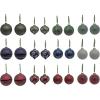 imageHGTV Home Collection Set of 24 Swiss Chic Ornaments Multicolor 5in