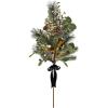 imageHGTV Home Collection Unlit Swiss Chic Artificial Spray Pair Set of 2 with Pinecones Berries Bells and Mixed Branch Tips Unlit HGTV Home Collection Blue 28in