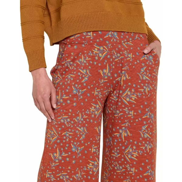 ToadampCo Chaka Wide Leg Pant  WomensCinnamon Seedpod Print