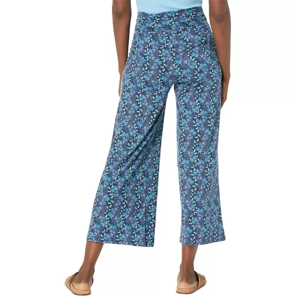 ToadampCo Chaka Wide Leg Pant  WomensTrue Navy Palm Print