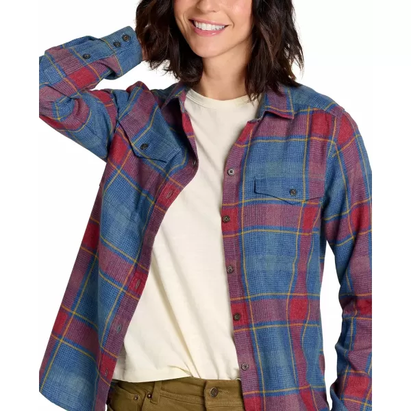 ToadampCo ReForm Flannel LS Shirt  WomensGarnet