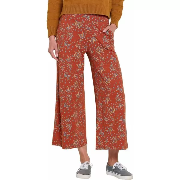 ToadampCo Chaka Wide Leg Pant  WomensCinnamon Seedpod Print