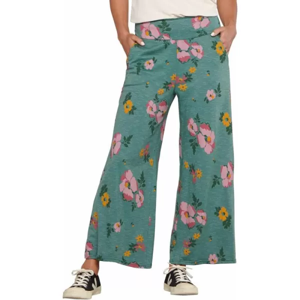 ToadampCo Chaka Wide Leg Pant  WomensSilver Pine Floral Print