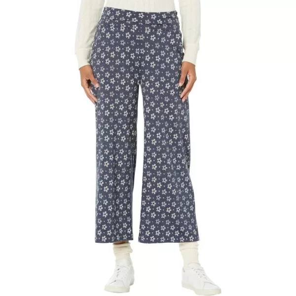 ToadampCo Chaka Wide Leg Pant  WomensTrue Navy Dot Floral Print