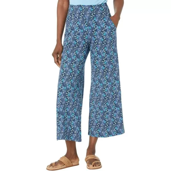 ToadampCo Chaka Wide Leg Pant  WomensTrue Navy Palm Print